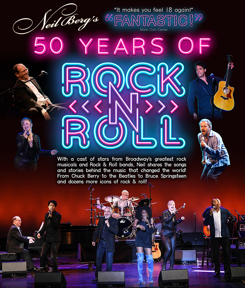 Neil Berg's 50 Years of Rock & Roll
(Parts 1, 2, 3 and 4)