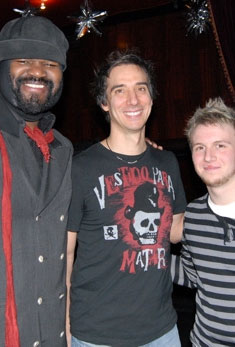 Gregory Porter, Roger Cohen (Drums) and Gerard Canonico